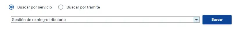 Gestión de Reintegro Tributario SRI Buscar