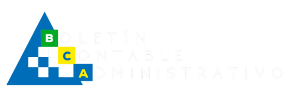 Logo Boletín Contable white Mobile