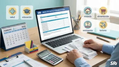 Anexo de gastos personales 2026