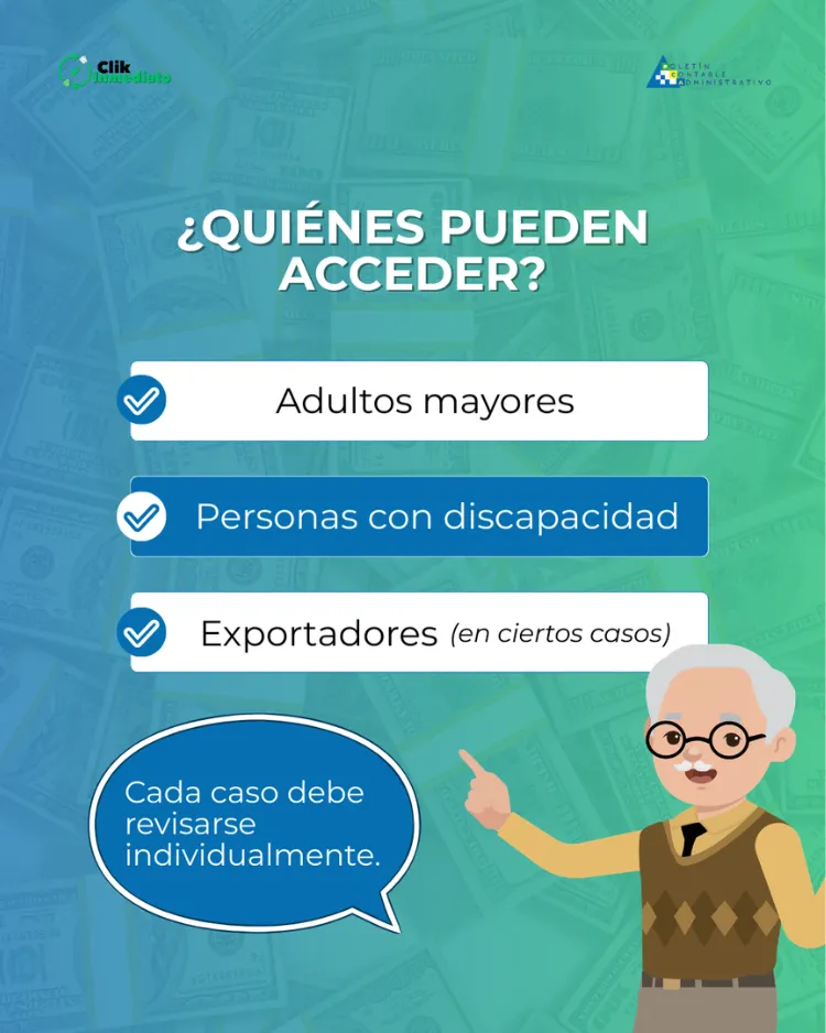 Devolución IVA adultos mayores