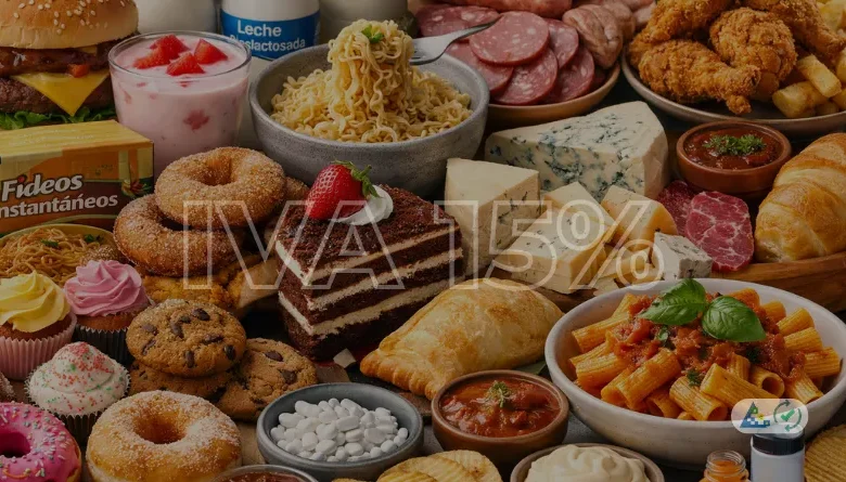 Alimentos que deben pagar el 15% de IVA