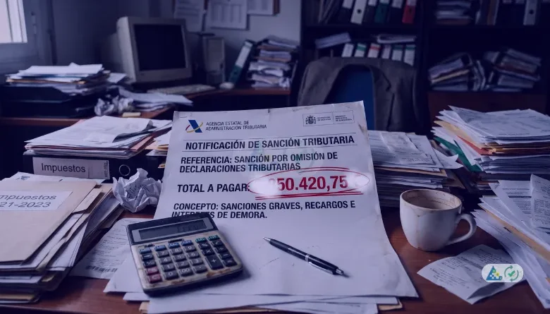 Multa por no declarar activos en el exterior