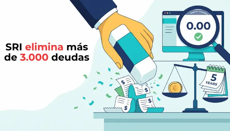 El SRI eliminó 3.231 deudas tributarias